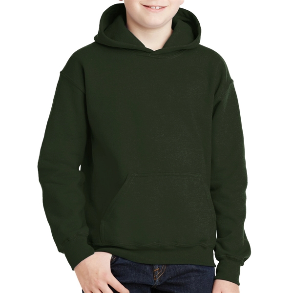 Forest Green color option for Gildan Heavy Duty Sweatshirt With Hood For Teens