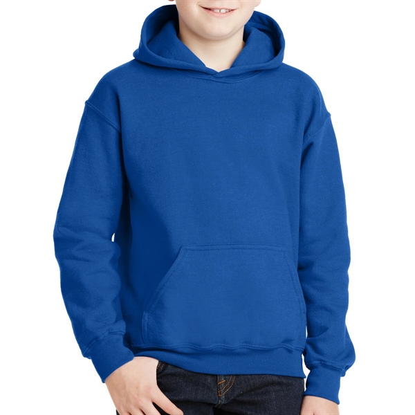 Royal Blue color option for Gildan Heavy Duty Sweatshirt With Hood For Teens