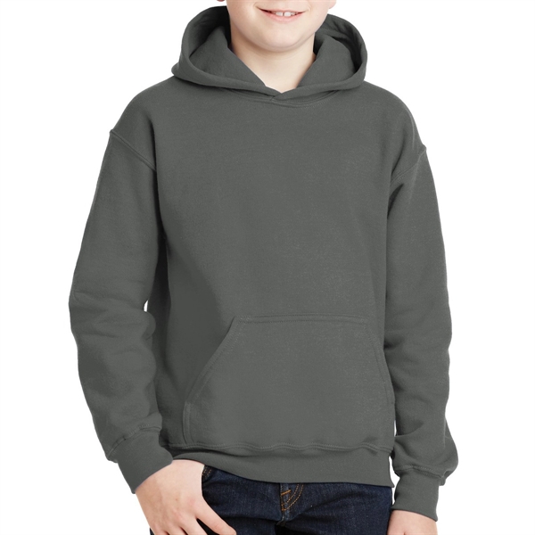Sport Gray color option for Gildan Heavy Duty Sweatshirt With Hood For Teens
