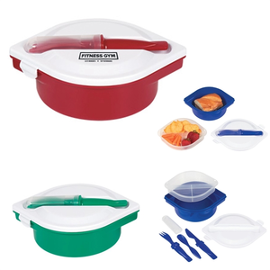Photo of Food Container With Utensils In A Gift Box