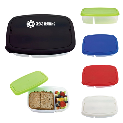 Main photo of Dual Compartment Meal Container With Handled Box