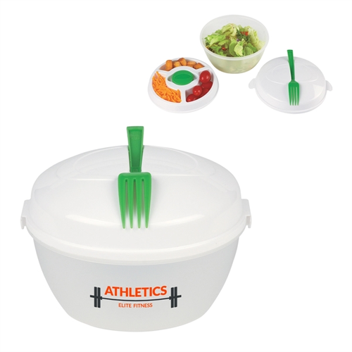 Main photo of Portable Salad Bowl With Handled Box