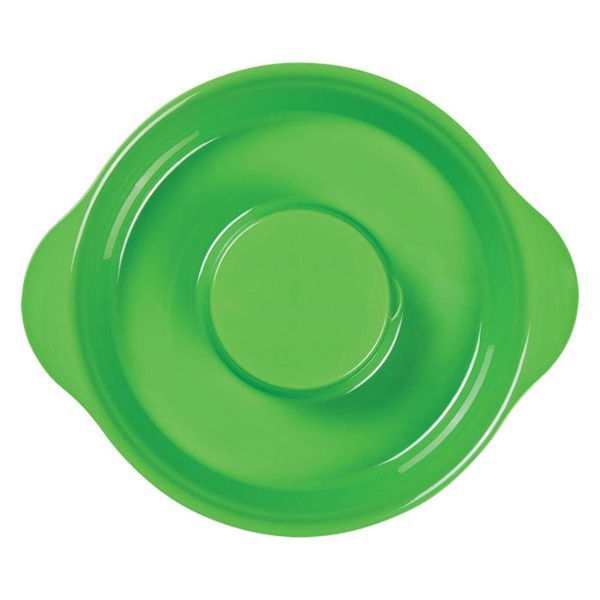 Lime color option for Party Sized Tray With Dip Container