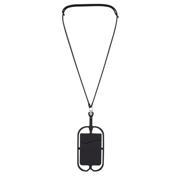 Black color option for Phone Holding Silicone Lanyard