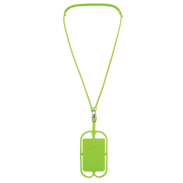 Lime color option for Phone Holding Silicone Lanyard