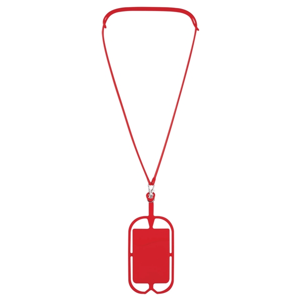 Red color option for Phone Holding Silicone Lanyard