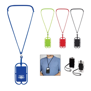 Photo of Phone Holding Silicone Lanyard