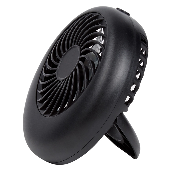 Black color option for Dynamic Power Bank With Handy Electronic Fan