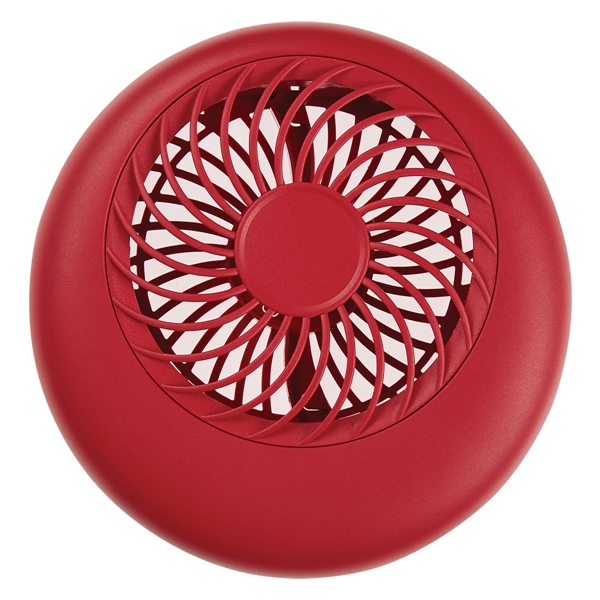 Red color option for Dynamic Power Bank With Handy Electronic Fan