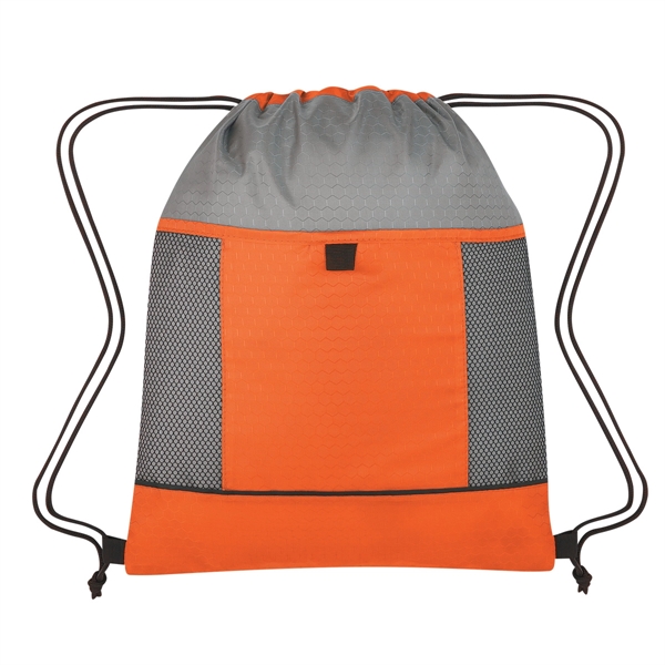 Orange With Gray color option for Ripstop Backpack