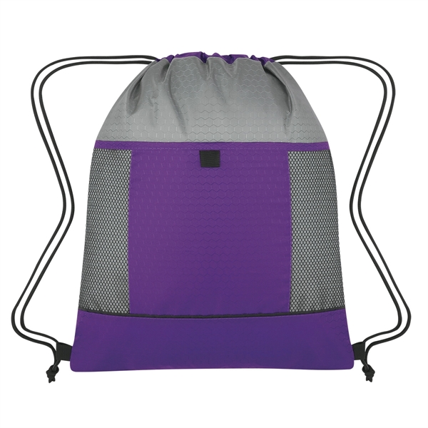 Purple With Gray color option for Ripstop Backpack