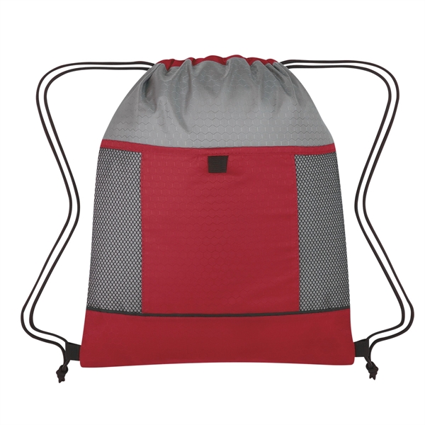 Red With Gray color option for Ripstop Backpack