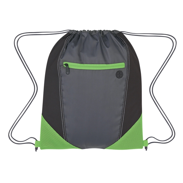 Black With Lime color option for Dual Tone Backpack