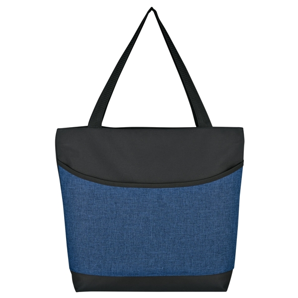 Black With Blue color option for Two Tone Tote Bag
