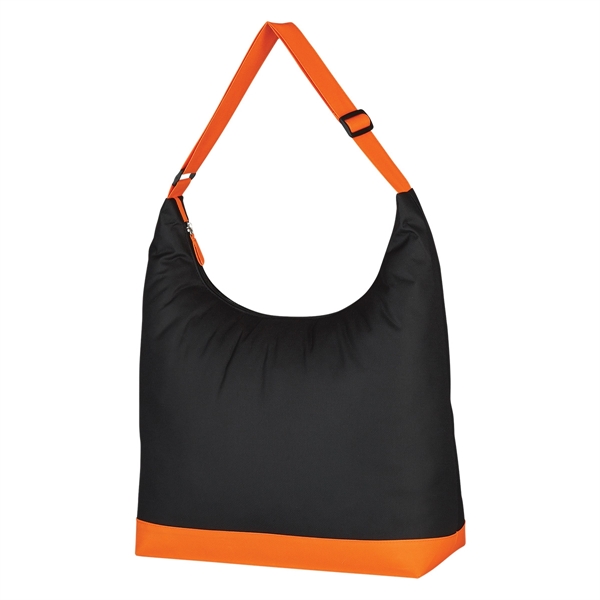 Orange color option for Durable Tote Bag With Accent Trims