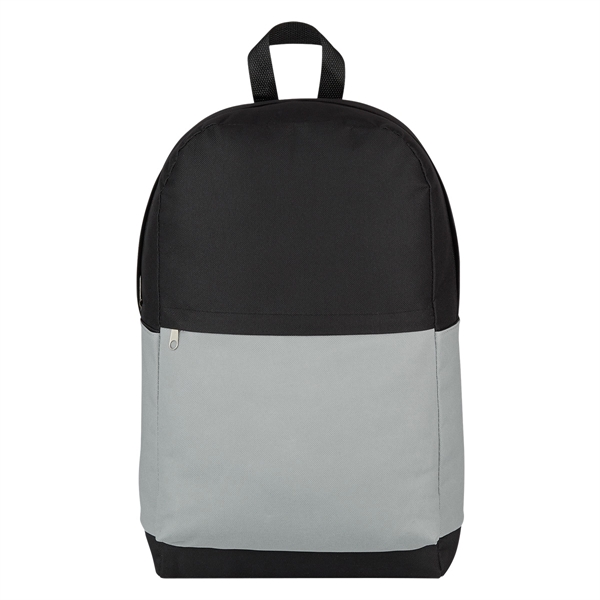 Black color option for Contrast Polyester Backpack