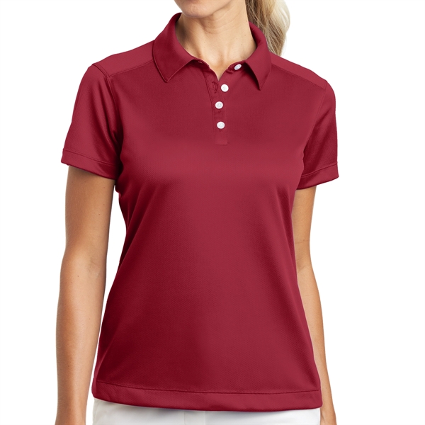 Varsity Red color option for Ladies' Pebble Polo