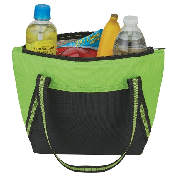 Lime With Black color option for Cooler Tote Bag