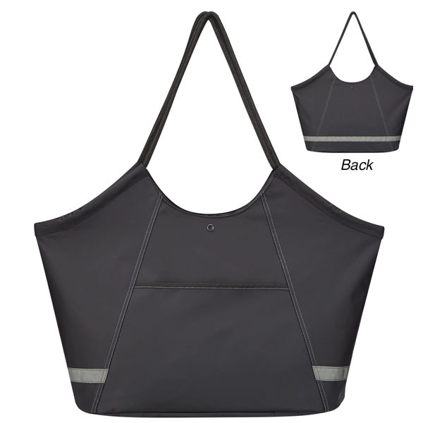 Black With Gray color option for Workout Companion Tote