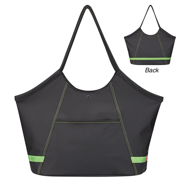 Black With Green color option for Workout Companion Tote