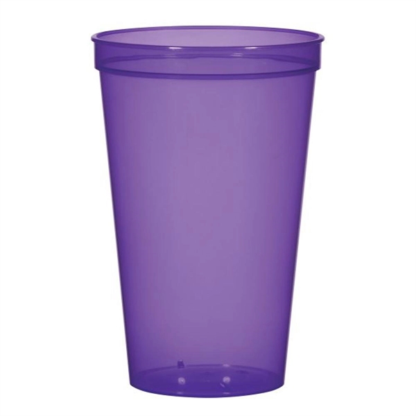 Translucent Purple color option for Large Outdoor Cup   22 Oz.