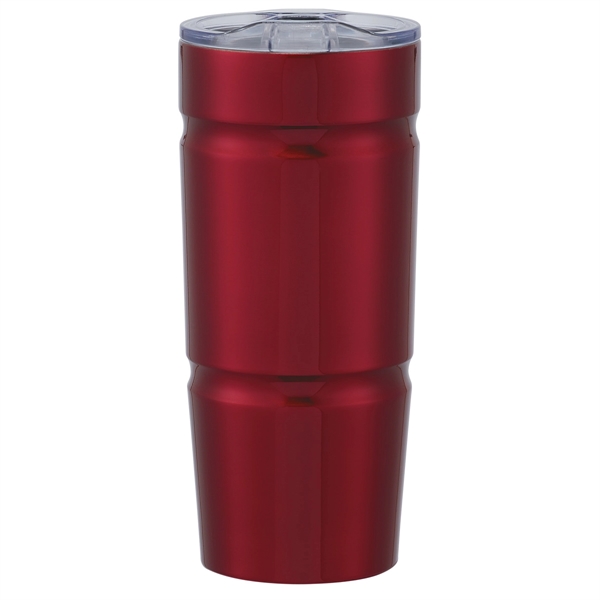 Red color option for 24 Oz. Red Stainless Steel Tumbler With A Transparent Lid