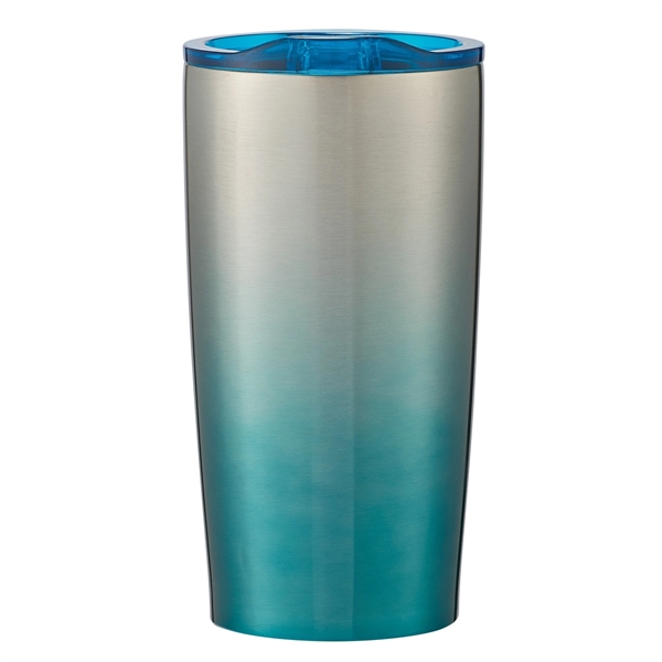 Silver-Teal color option for 20 Oz. Insulated Stainless Steel Tumbler