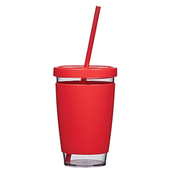 Clear Wred color option for 15 Oz. Tumbler With Gift Box