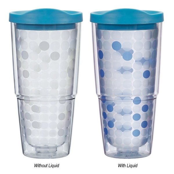 Clear With Blue color option for Gradient Tumbler