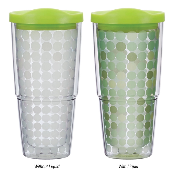 Clear With Lime color option for Gradient Tumbler
