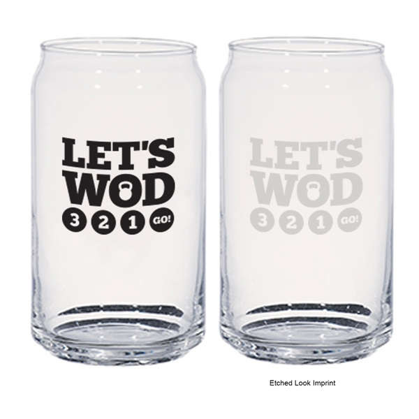 Clear color option for Beer Can Like Glass