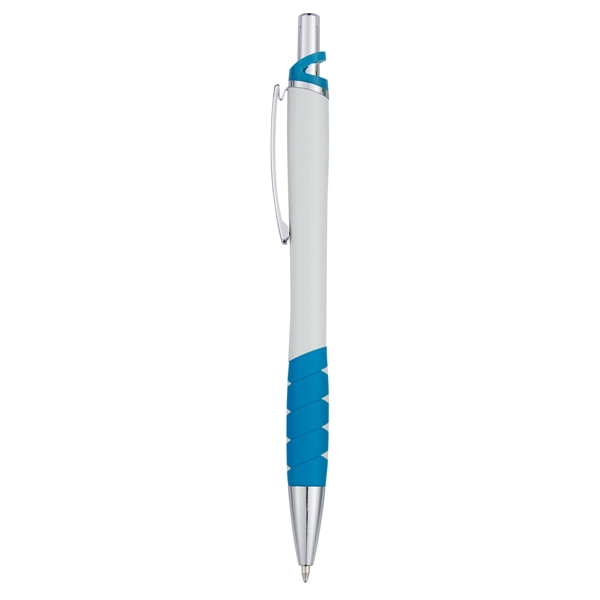 White With Light Blue color option for Sleek Brisk Pen