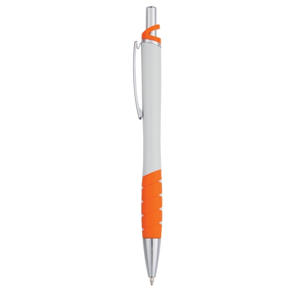 White With Orange color option for Sleek Brisk Pen