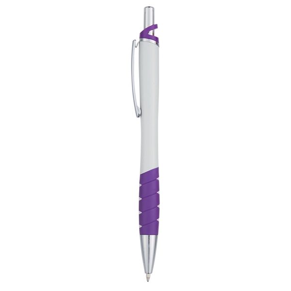 White With Purple color option for Sleek Brisk Pen