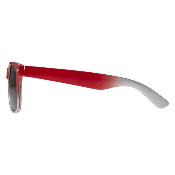 Red With Silver color option for Polycarbonated Gradient Eyewear