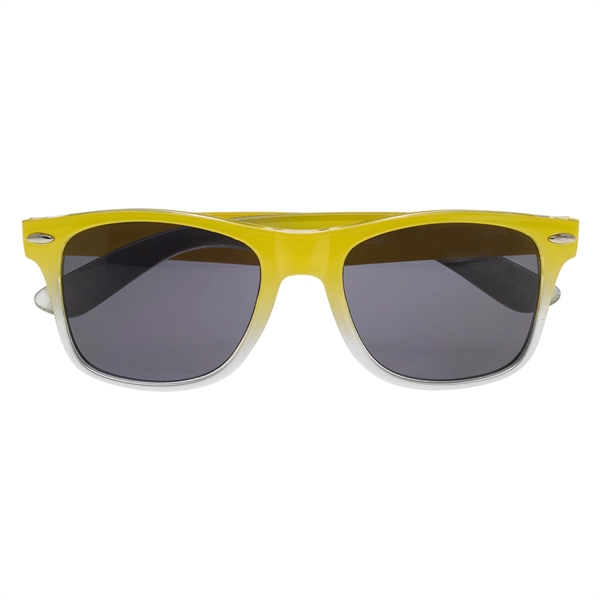 Yellow With Silver color option for Polycarbonated Gradient Eyewear
