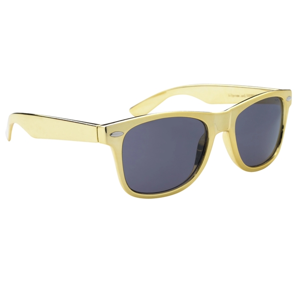 Metallic Gold color option for Colorful Metallic Beach Sunglasses