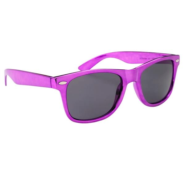 Metallic Purple color option for Colorful Metallic Beach Sunglasses