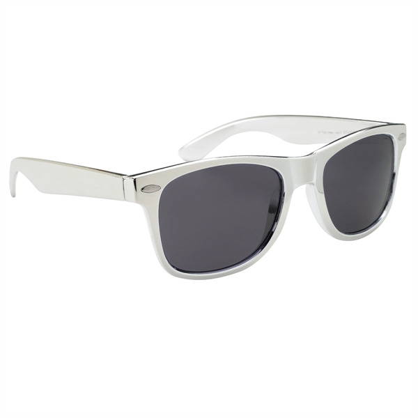 Metallic Silver color option for Colorful Metallic Beach Sunglasses