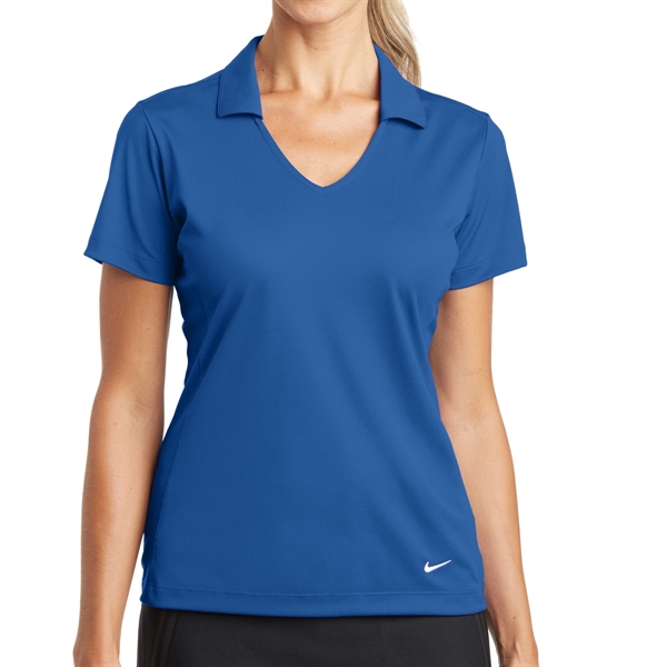 Brisk Blue color option for Women's Dri Fit Straight Mesh Polo