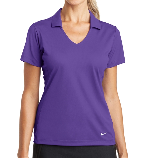Court Purple color option for Women's Dri Fit Straight Mesh Polo