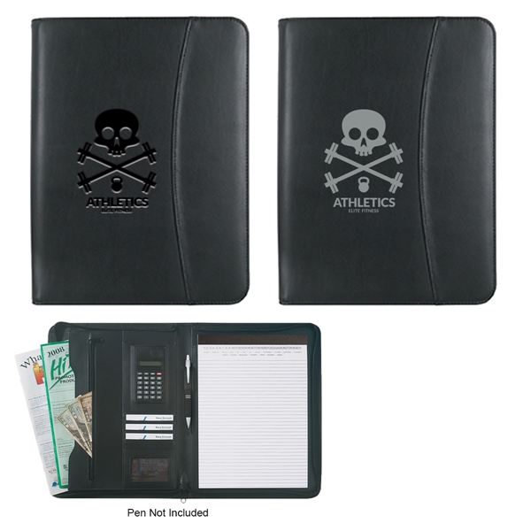Black color option for Sleek Semi Polyurethene Leather Covered Jotter Pad