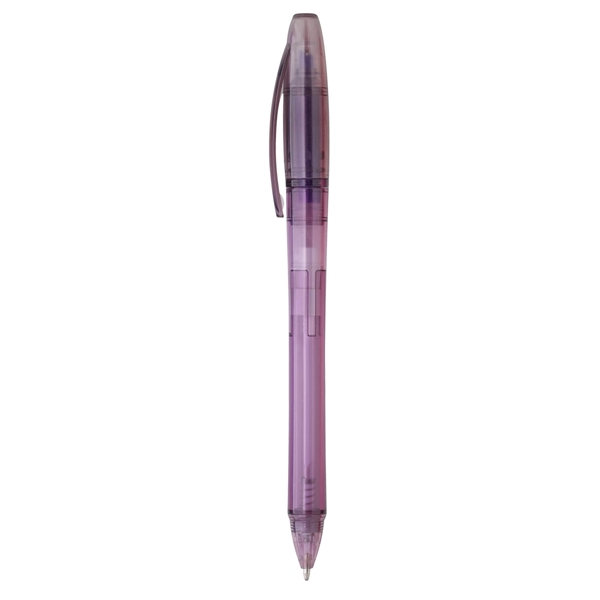 Translucent Purple color option for Twist Action Highlighter And Pen In One