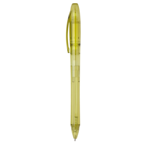 Translucent Yellow color option for Twist Action Highlighter And Pen In One