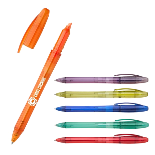 Main photo of Twist Action Highlighter And Pen In One