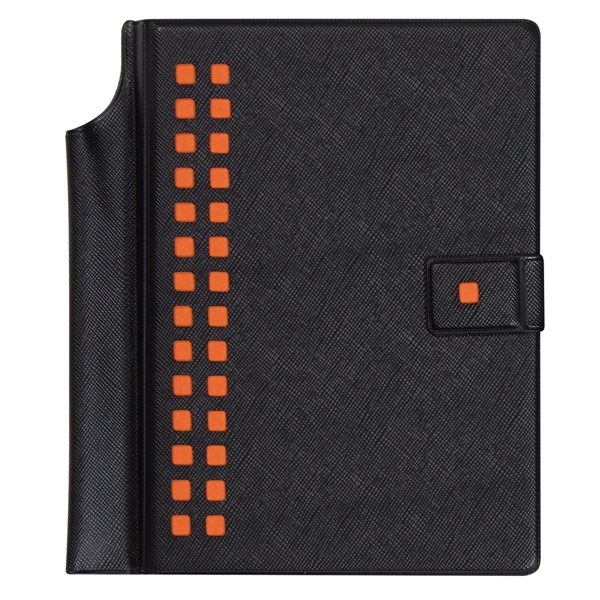 Black With Orange color option for Sleek Jotter Pad