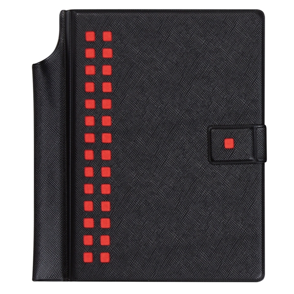 Black With Red color option for Sleek Jotter Pad