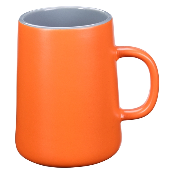 Orange With Gray color option for Aesthetic Cup