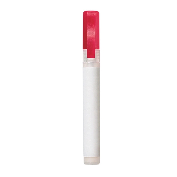 Translucent Red color option for 0.34 Ounce Sanitizer