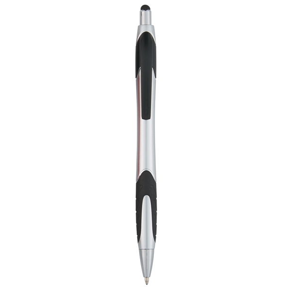 Black With Silver color option for Tide 2 In 1 Stylus Pen